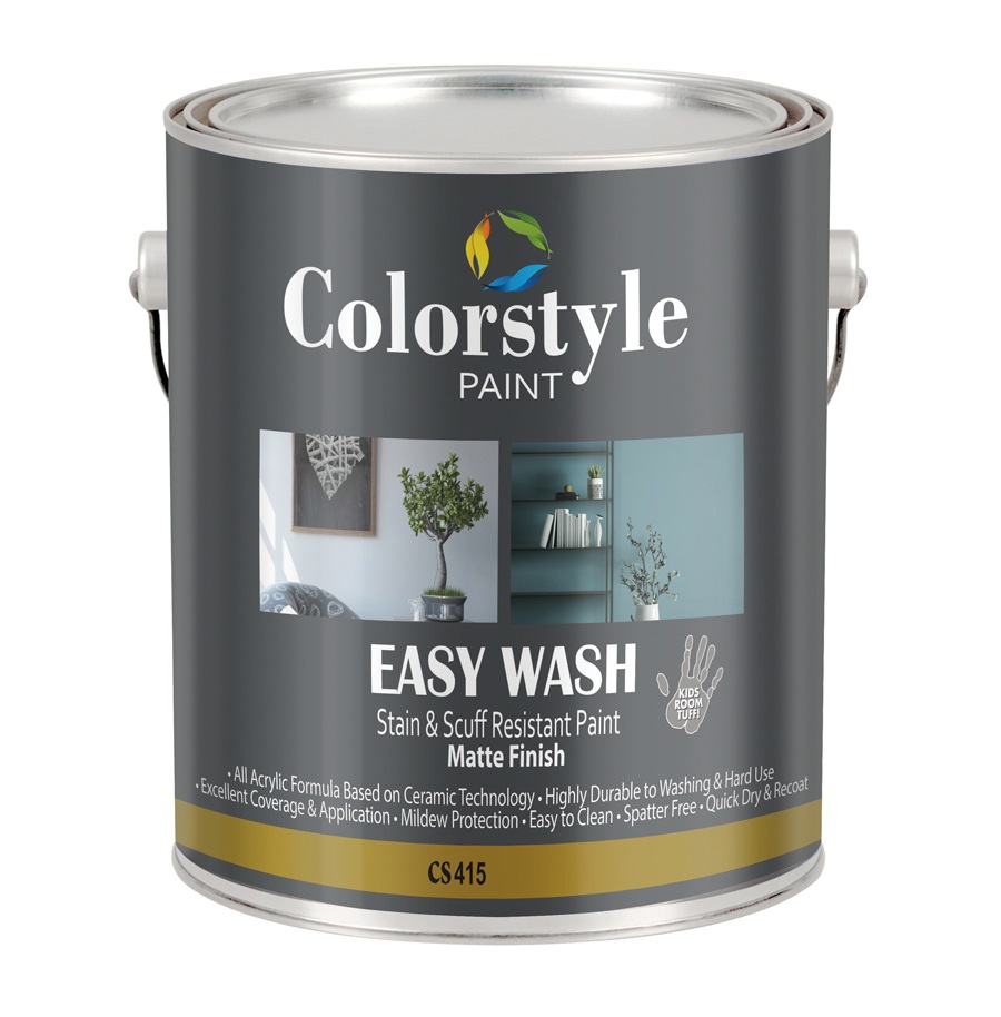 Краска Colorstyle CS 415 EASY WASH Stain/Scuff Resistant Paint Matte Finish
